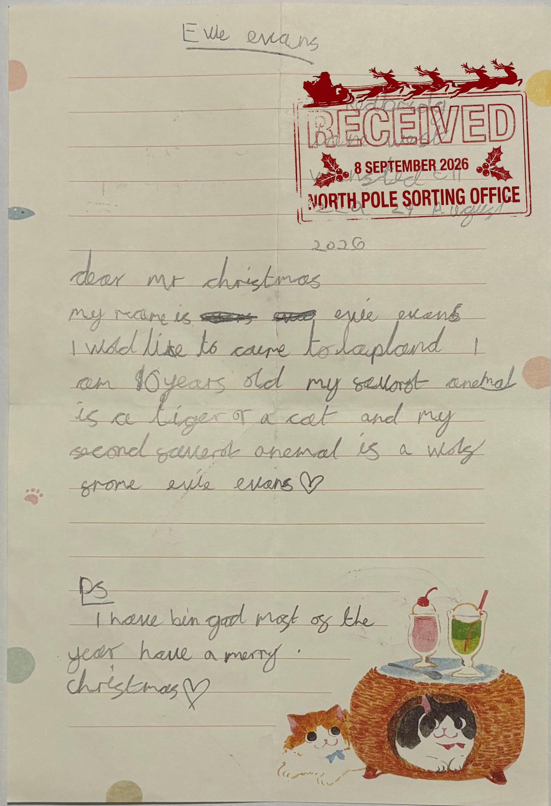 Letters Received