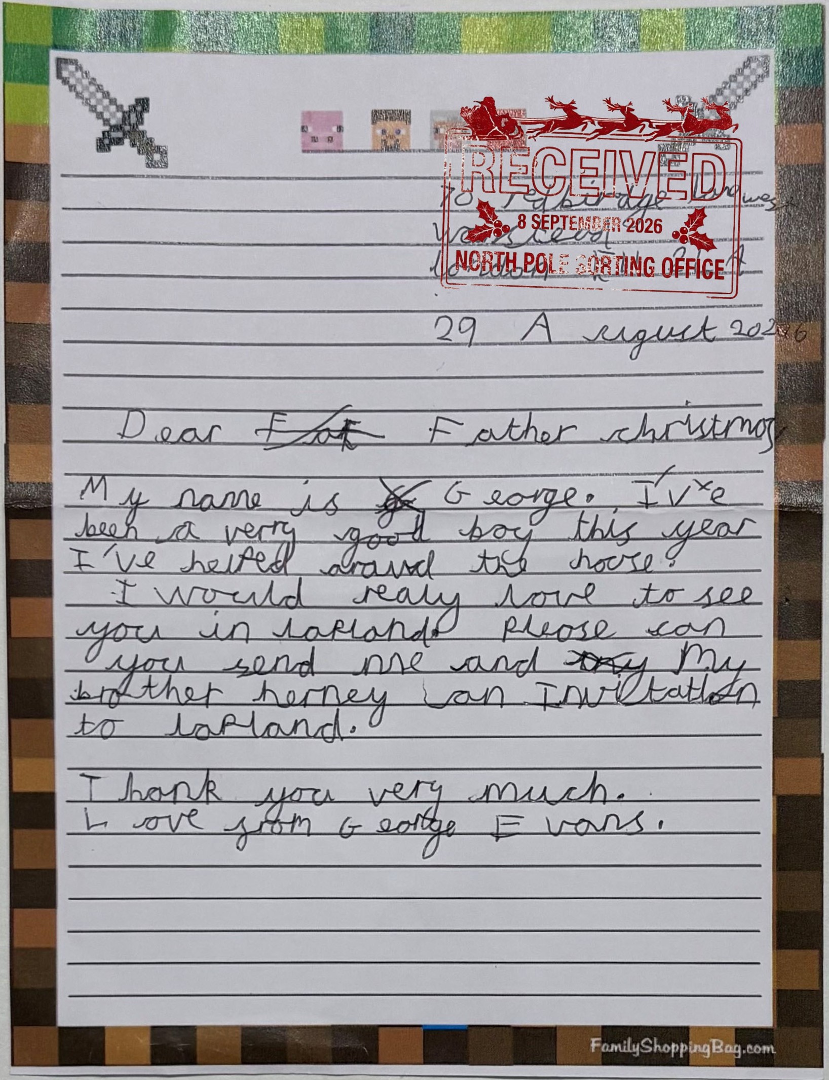 Letters Received